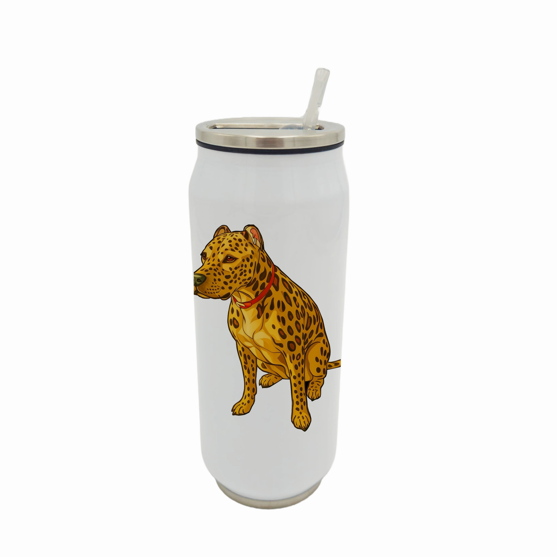 Borraccia canepardo termica 500 ml con cannuccia