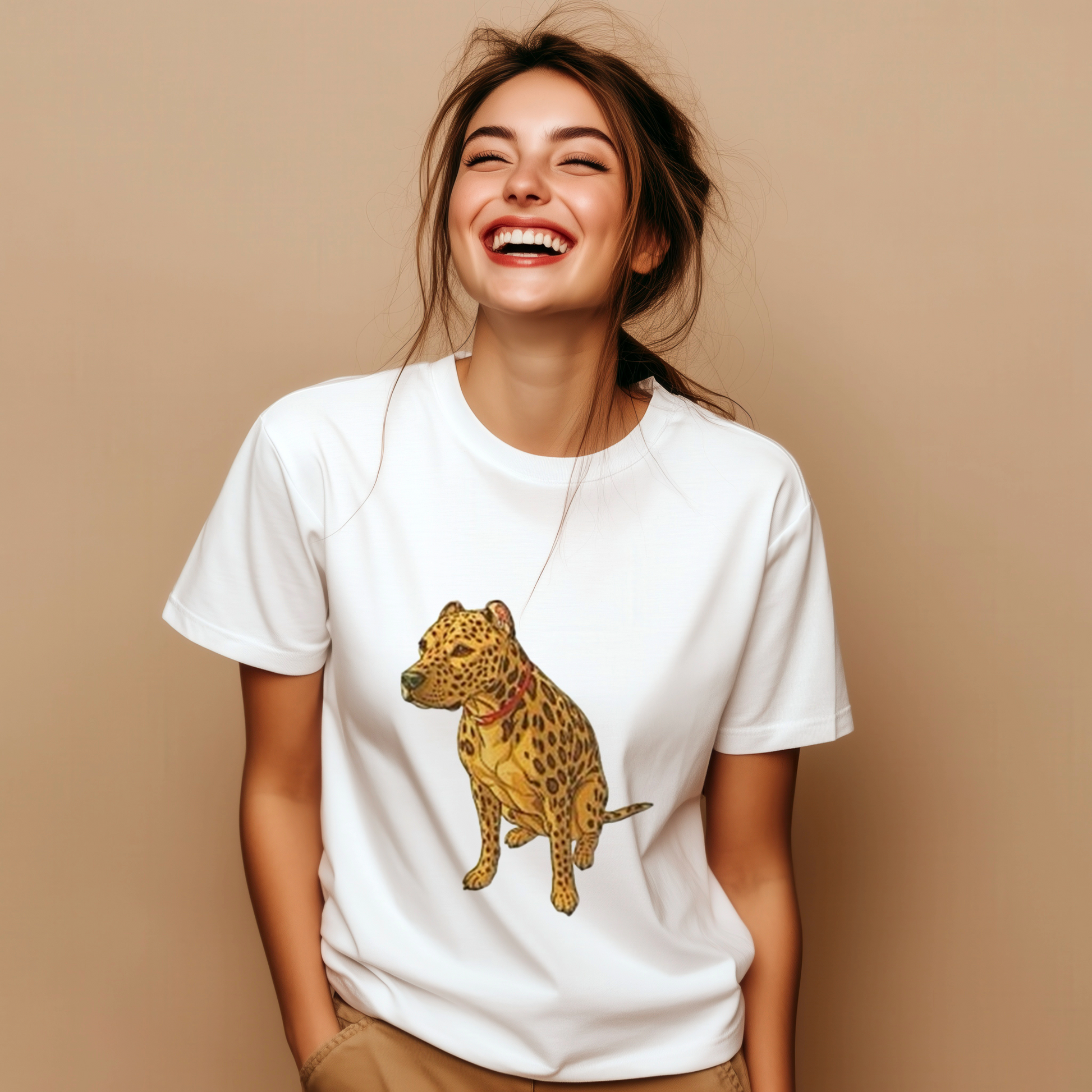 T-shirt Nonsichiama Canepardo