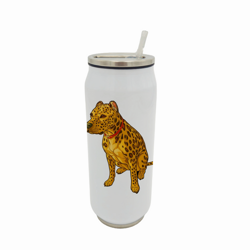 Borraccia canepardo termica 500 ml con cannuccia