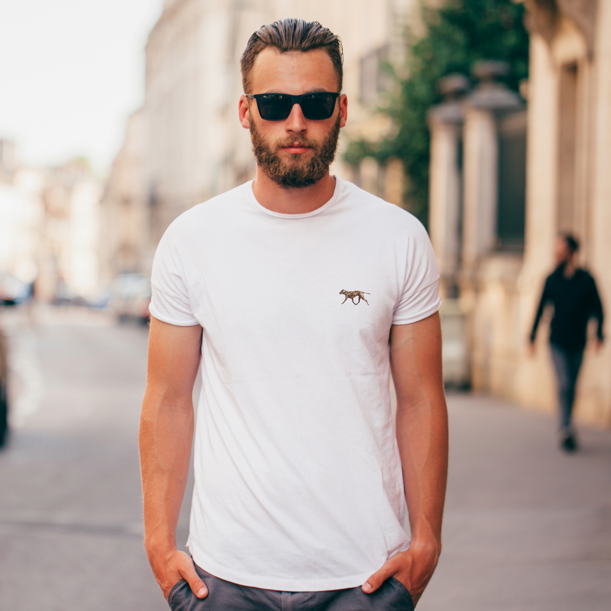 T-shirt Logo Canepardo su pettorale